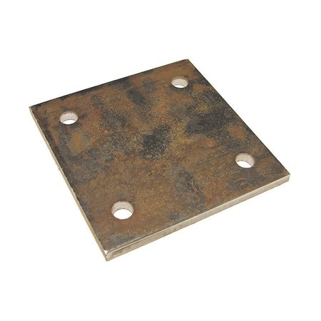 SUPER ANCHOR SAFETY 6"x6"x3/8" Raw D-Plate Backer Plate for all 6x6 D-Plate anchors. 1039-R